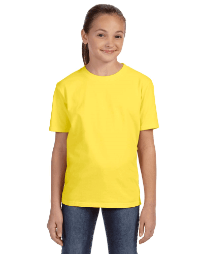 Sample of Anvil 780B Youth Midweight T-Shirt in LEMON ZEST style