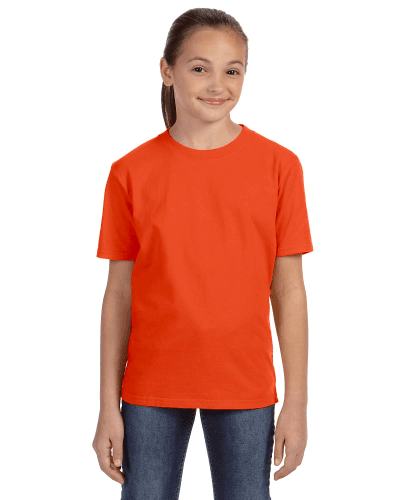 Sample of Anvil 780B Youth Midweight T-Shirt in ORANGE style