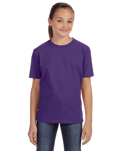 Sample of Anvil 780B Youth Midweight T-Shirt in PURPLE style