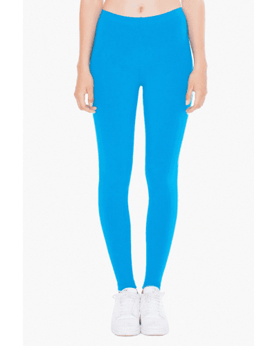 Sample of American Apparel 8328W Ladies' Cotton Spandex Jersey Leggings in TEAL style