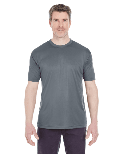 Sample of UltraClub 8420 - Men's Cool & Dry Sport Performance Interlock T-Shirt in CHARCOAL style