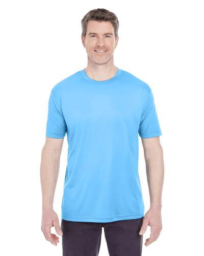 Sample of UltraClub 8420 - Men's Cool & Dry Sport Performance Interlock T-Shirt in COLUMBIA BLUE style