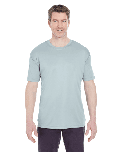 Sample of UltraClub 8420 - Men's Cool & Dry Sport Performance Interlock T-Shirt in GREY style