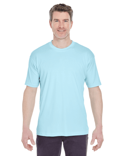 Sample of UltraClub 8420 - Men's Cool & Dry Sport Performance Interlock T-Shirt in ICE BLUE style