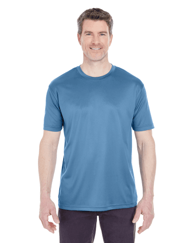 Sample of UltraClub 8420 - Men's Cool & Dry Sport Performance Interlock T-Shirt in INDIGO style