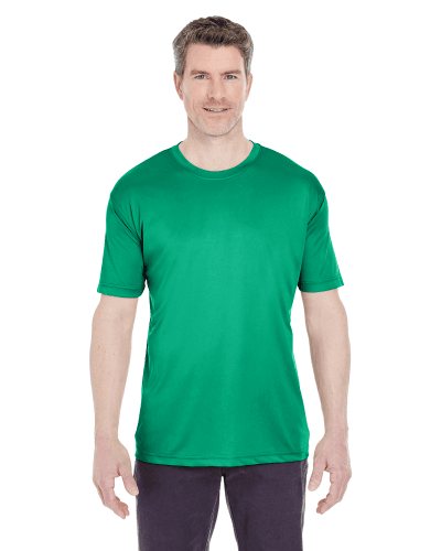 Sample of UltraClub 8420 - Men's Cool & Dry Sport Performance Interlock T-Shirt in KELLY style