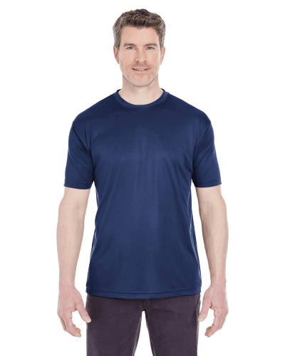 Sample of UltraClub 8420 - Men's Cool & Dry Sport Performance Interlock T-Shirt in NAVY style