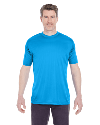 Sample of UltraClub 8420 - Men's Cool & Dry Sport Performance Interlock T-Shirt in SAPPHIRE style