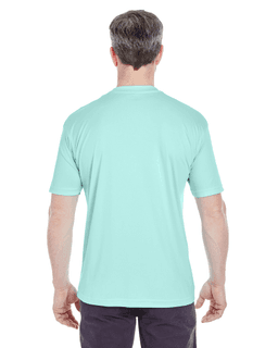 Sample of UltraClub 8420 - Men's Cool & Dry Sport Performance Interlock T-Shirt in SEA FROST from side back