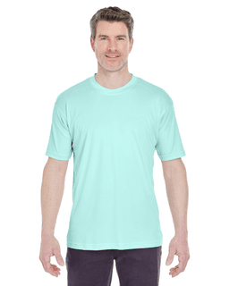 Sample of UltraClub 8420 - Men's Cool & Dry Sport Performance Interlock T-Shirt in SEA FROST from side front