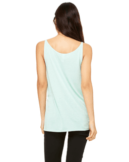 Sample of Bella 8838 - Ladies' Slouchy Tank in MINT from side back