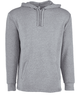 Sample of Next Level 9300 - Unisex PCH Pullover Hoody in HEATHER GRAY from side front