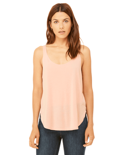 Sample of Bella B8802 - Ladies' Flowy Side Slit Tank in PEACH style