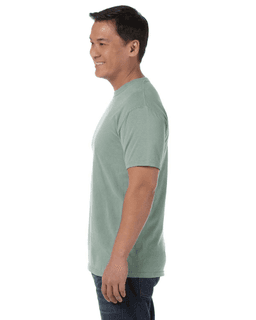 Sample of Comfort Colors C1717 - Adult Heavyweight RS T-Shirt in BAY from side sleeveright