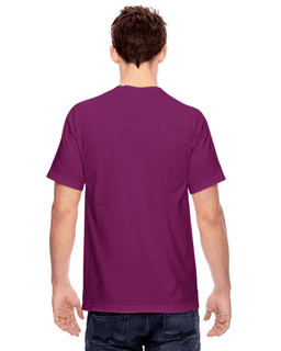 Sample of Comfort Colors C1717 - Adult Heavyweight RS T-Shirt in BOYSENBERRY from side back