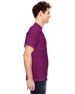 Sample of Comfort Colors C1717 - Adult Heavyweight RS T-Shirt in BOYSENBERRY from side sleeveleft