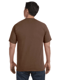 Sample of Comfort Colors C1717 - Adult Heavyweight RS T-Shirt in BROWN from side back