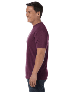 Sample of Comfort Colors C1717 - Adult Heavyweight RS T-Shirt in BURGUNDY from side sleeveright