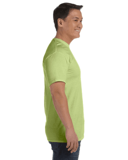 Sample of Comfort Colors C1717 - Adult Heavyweight RS T-Shirt in CELADON from side sleeveleft