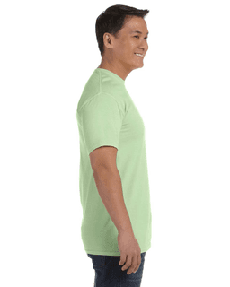 Sample of Comfort Colors C1717 - Adult Heavyweight RS T-Shirt in CELERY from side sleeveleft