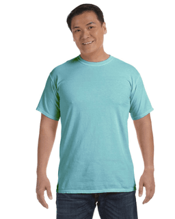 Sample of Comfort Colors C1717 - Adult Heavyweight RS T-Shirt in CHALKY MINT from side front