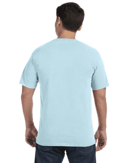 Sample of Comfort Colors C1717 - Adult Heavyweight RS T-Shirt in CHAMBRAY from side back