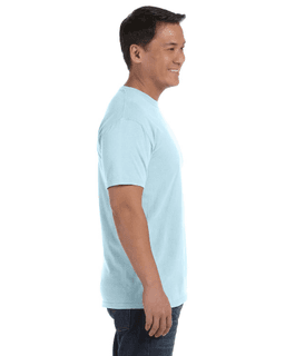 Sample of Comfort Colors C1717 - Adult Heavyweight RS T-Shirt in CHAMBRAY from side sleeveleft