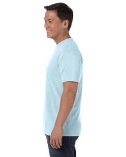 Sample of Comfort Colors C1717 - Adult Heavyweight RS T-Shirt in CHAMBRAY from side sleeveright