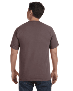 Sample of Comfort Colors C1717 - Adult Heavyweight RS T-Shirt in CHOCOLATE from side back