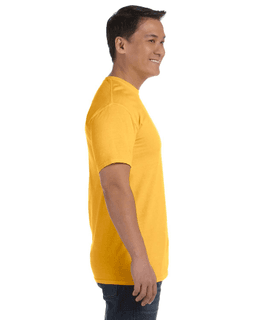 Sample of Comfort Colors C1717 - Adult Heavyweight RS T-Shirt in CITRUS from side sleeveleft