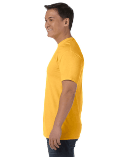 Sample of Comfort Colors C1717 - Adult Heavyweight RS T-Shirt in CITRUS from side sleeveright