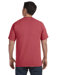 Sample of Comfort Colors C1717 - Adult Heavyweight RS T-Shirt in CRIMSON from side back