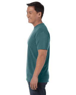 Sample of Comfort Colors C1717 - Adult Heavyweight RS T-Shirt in EMERALD from side sleeveright