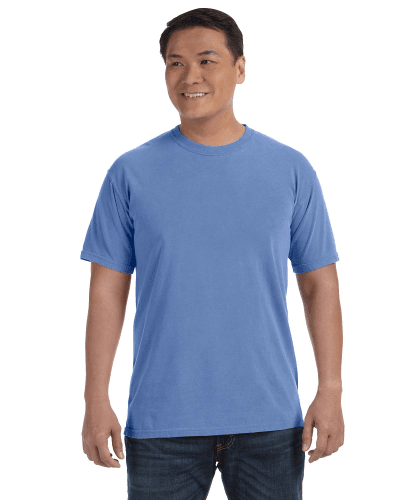 Sample of Comfort Colors C1717 - Adult Heavyweight RS T-Shirt in FLO BLUE style