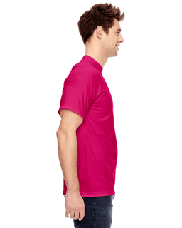 Sample of Comfort Colors C1717 - Adult Heavyweight RS T-Shirt in HELICONIA from side sleeveleft