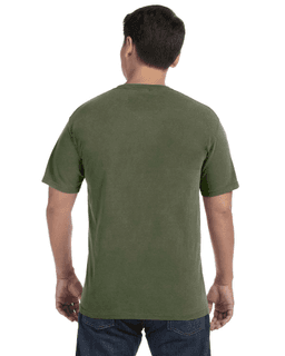 Sample of Comfort Colors C1717 - Adult Heavyweight RS T-Shirt in HEMP from side back