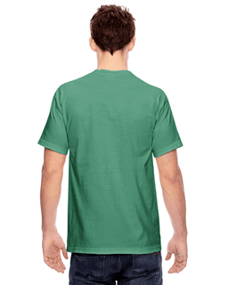 Sample of Comfort Colors C1717 - Adult Heavyweight RS T-Shirt in ISLAND GREEN from side back