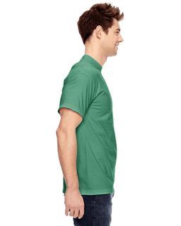 Sample of Comfort Colors C1717 - Adult Heavyweight RS T-Shirt in ISLAND GREEN from side sleeveleft