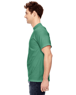 Sample of Comfort Colors C1717 - Adult Heavyweight RS T-Shirt in ISLAND GREEN from side sleeveright