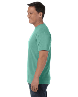 Sample of Comfort Colors C1717 - Adult Heavyweight RS T-Shirt in ISLAND REEF from side sleeveright