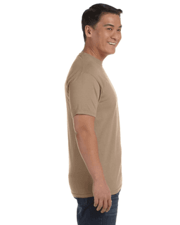 Sample of Comfort Colors C1717 - Adult Heavyweight RS T-Shirt in KHAKI from side sleeveleft