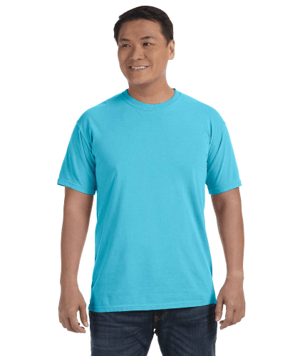 Sample of Comfort Colors C1717 - Adult Heavyweight RS T-Shirt in LAGOON BLUE style