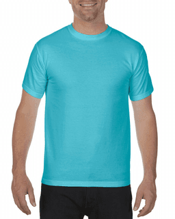 Sample of Comfort Colors C1717 - Adult Heavyweight RS T-Shirt in LEMON from side sleeveright