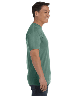 Sample of Comfort Colors C1717 - Adult Heavyweight RS T-Shirt in LIGHT GREEN from side sleeveleft