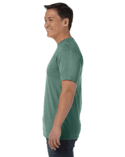 Sample of Comfort Colors C1717 - Adult Heavyweight RS T-Shirt in LIGHT GREEN from side sleeveright