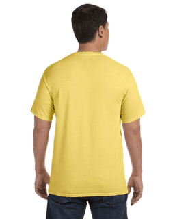 Sample of Comfort Colors C1717 - Adult Heavyweight RS T-Shirt in MAIZE from side back