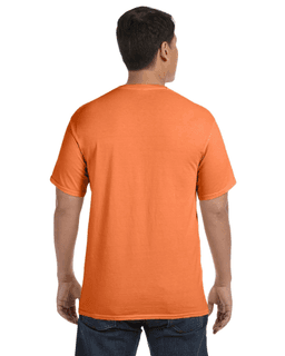 Sample of Comfort Colors C1717 - Adult Heavyweight RS T-Shirt in MANGO from side back