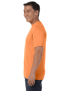 Sample of Comfort Colors C1717 - Adult Heavyweight RS T-Shirt in MELON from side sleeveright