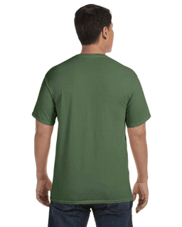 Sample of Comfort Colors C1717 - Adult Heavyweight RS T-Shirt in MONTEREY SAGE from side back