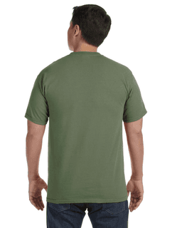 Sample of Comfort Colors C1717 - Adult Heavyweight RS T-Shirt in MOSS from side back